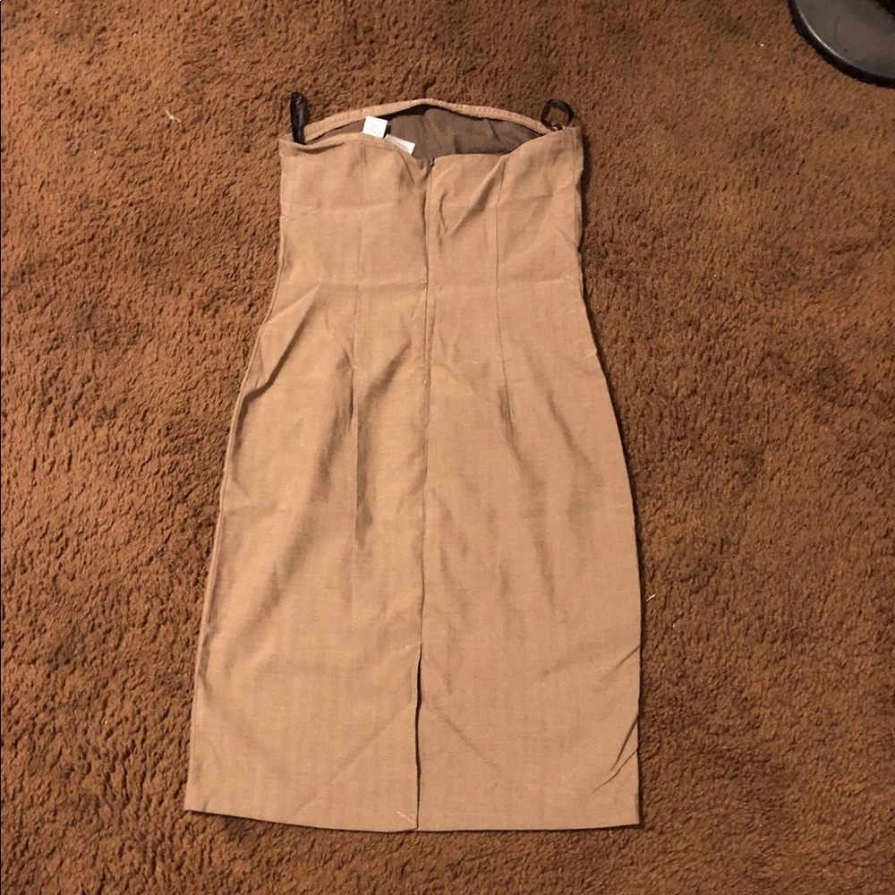 🌸NWOT Strapless Herringbone Dress